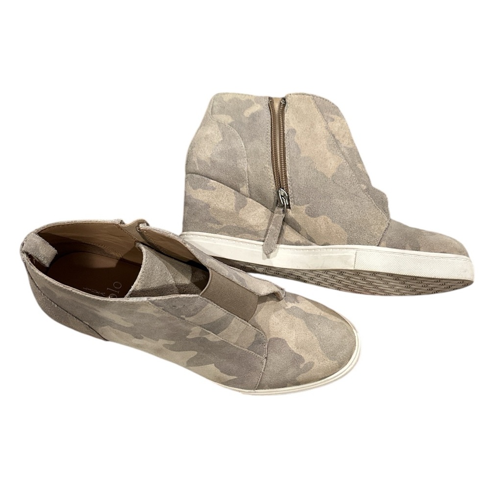 LINEA PAOLO Anna Original Camouflage Camo Wedge Sneakers 8